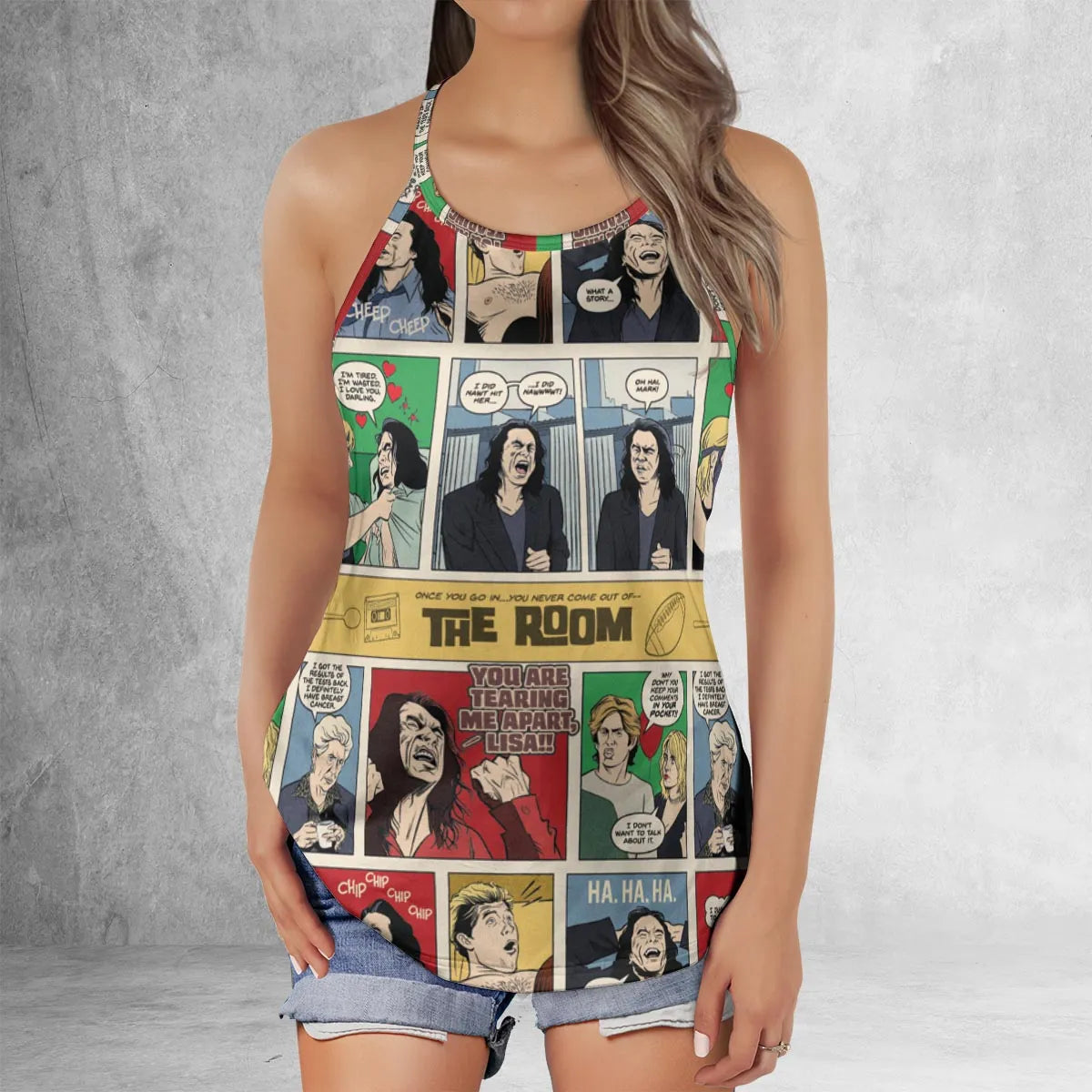 Criss Cross Tank Top - PNUC1XEG
