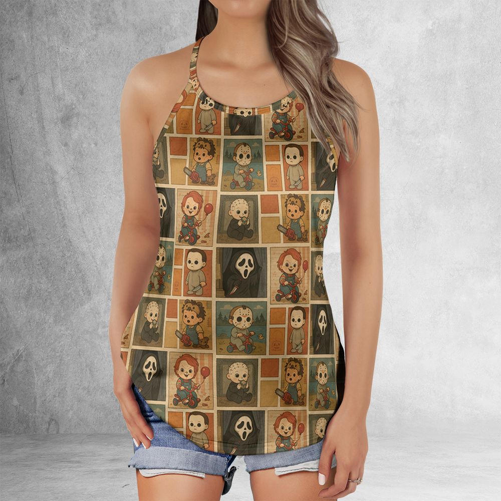 Criss Cross Tank Top - LJDC6GRD -  - 2