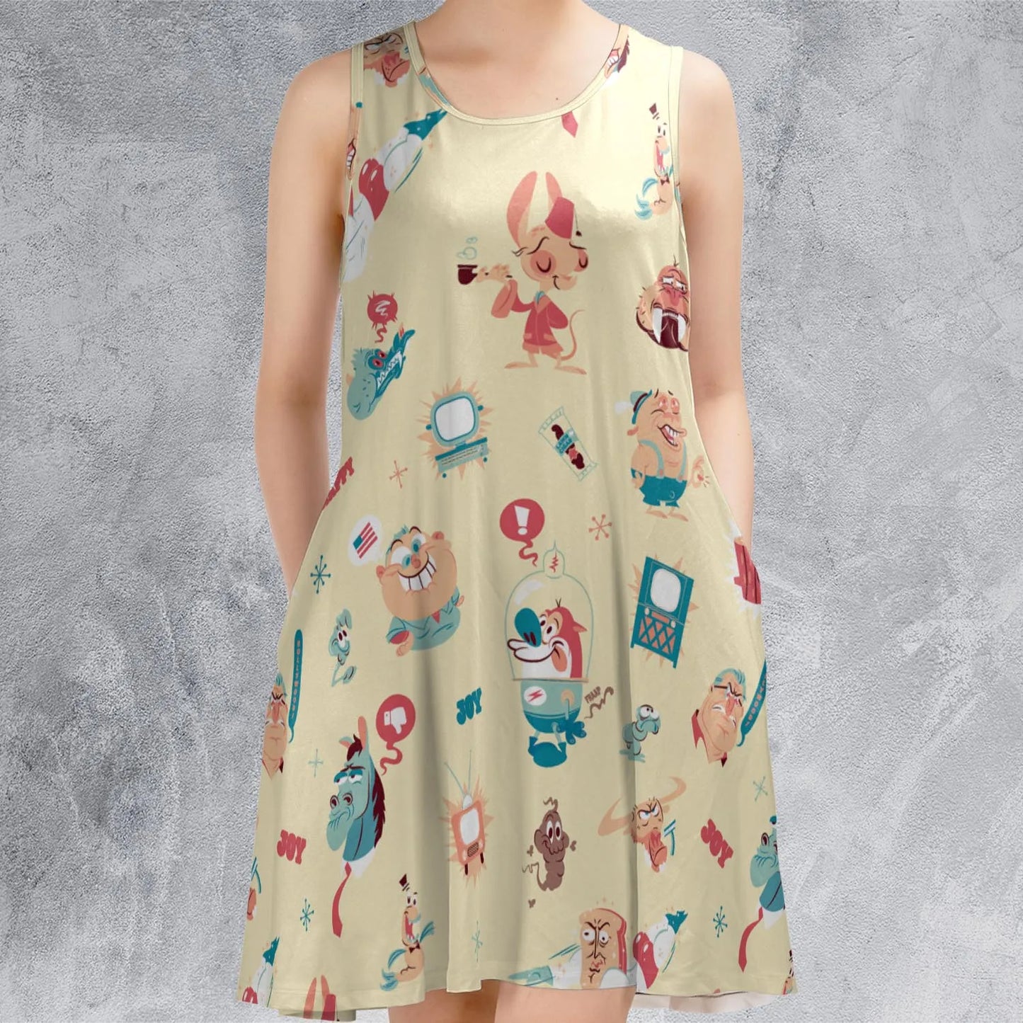 Sleeveless Dress - NZAH83UR