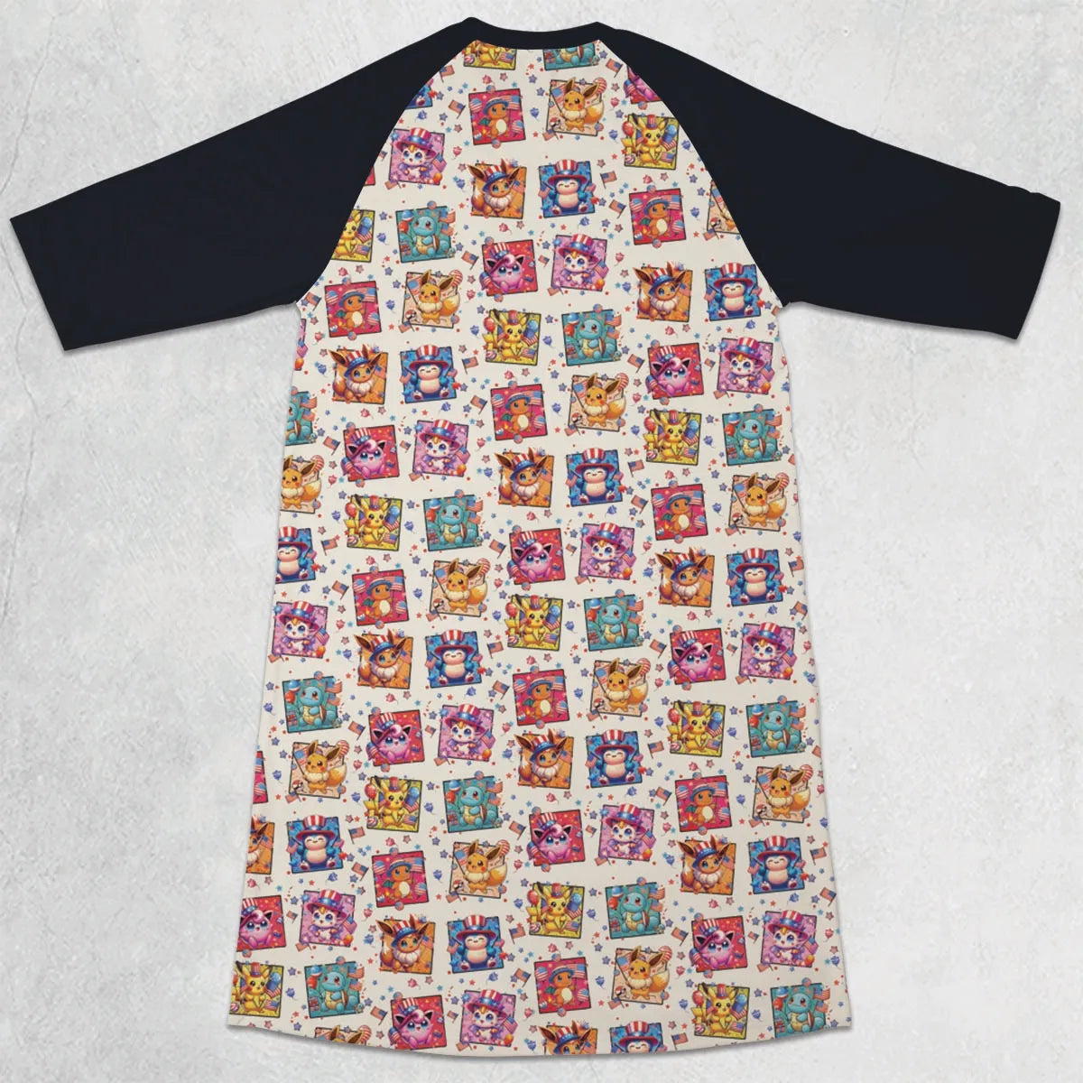3/4 Sleeve Raglan Dress - 85NMH2MN