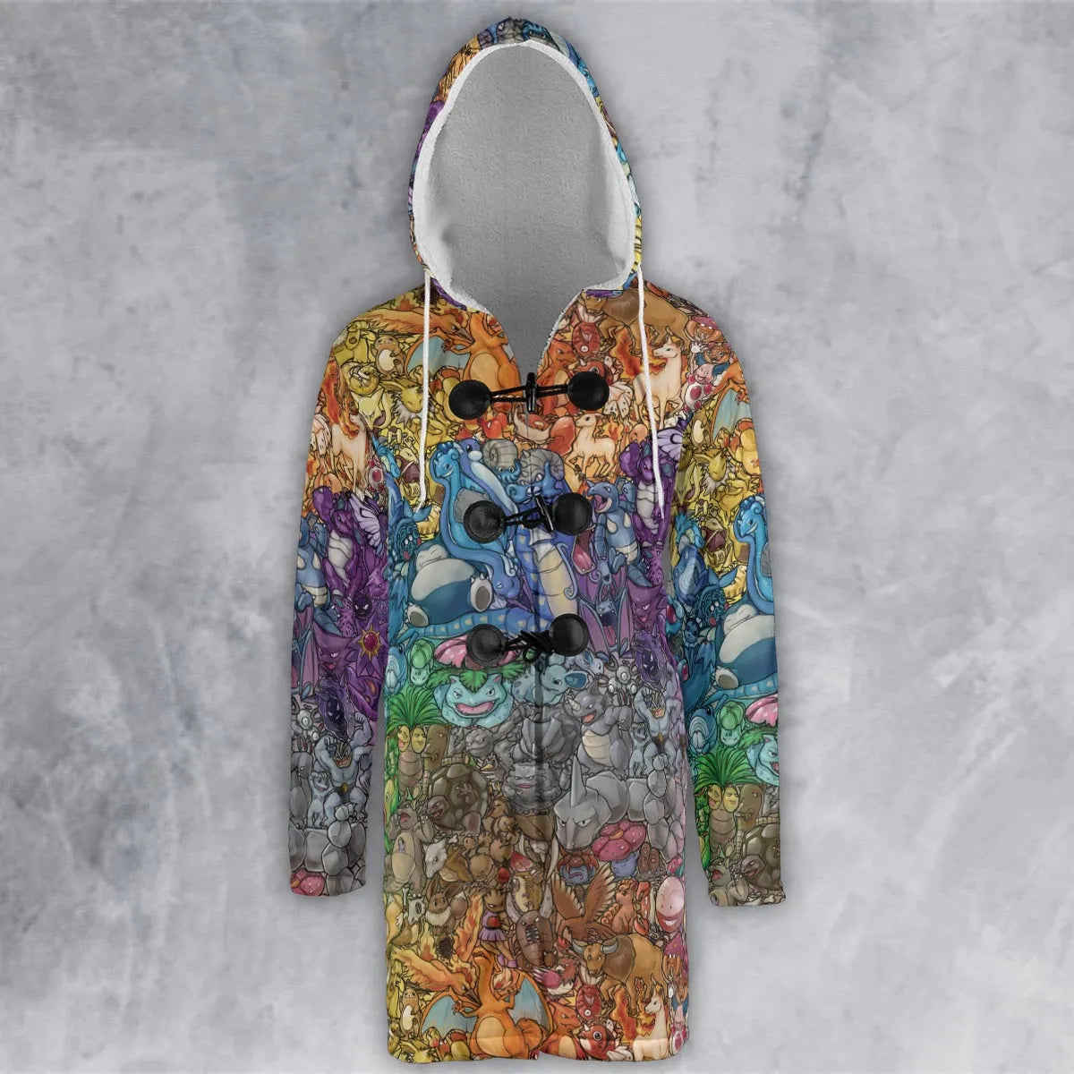 Hooded Cloak Coat - M34B83DS