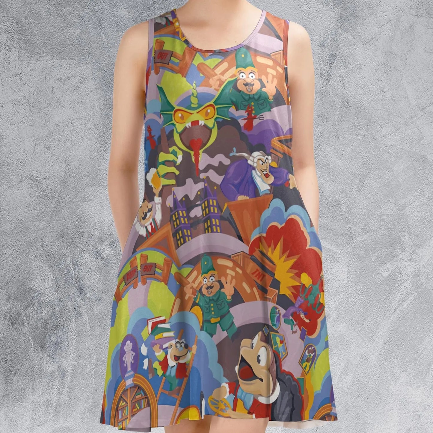 Sleeveless Dress - QFVAYZLZ