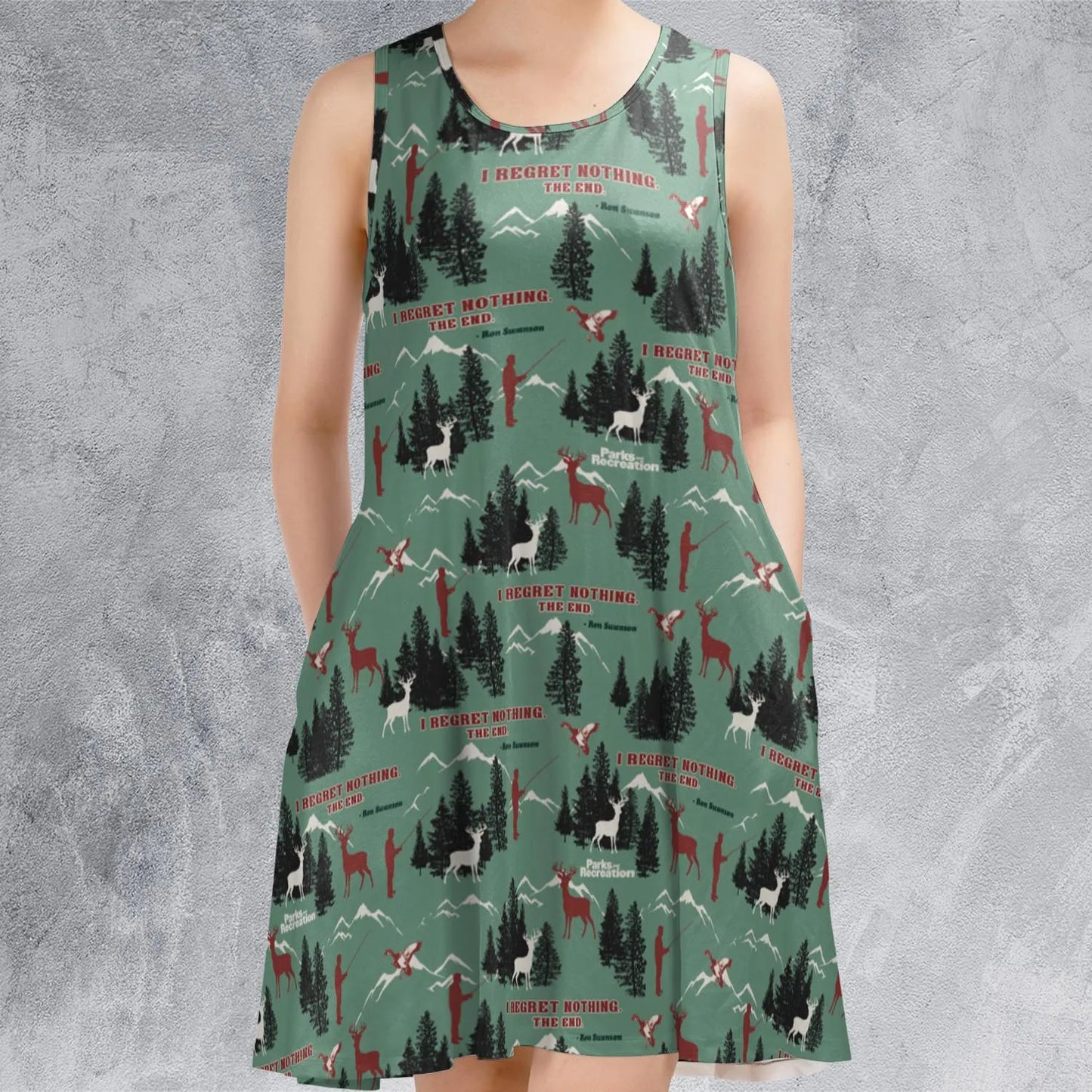 Sleeveless Dress - 77WGX9JU