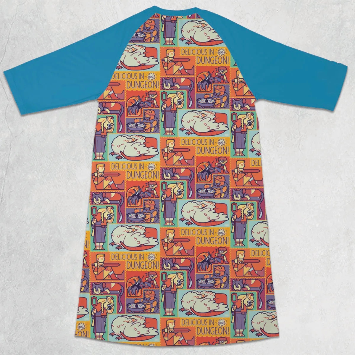3/4 Sleeve Raglan Dress - 9X43HC9Q