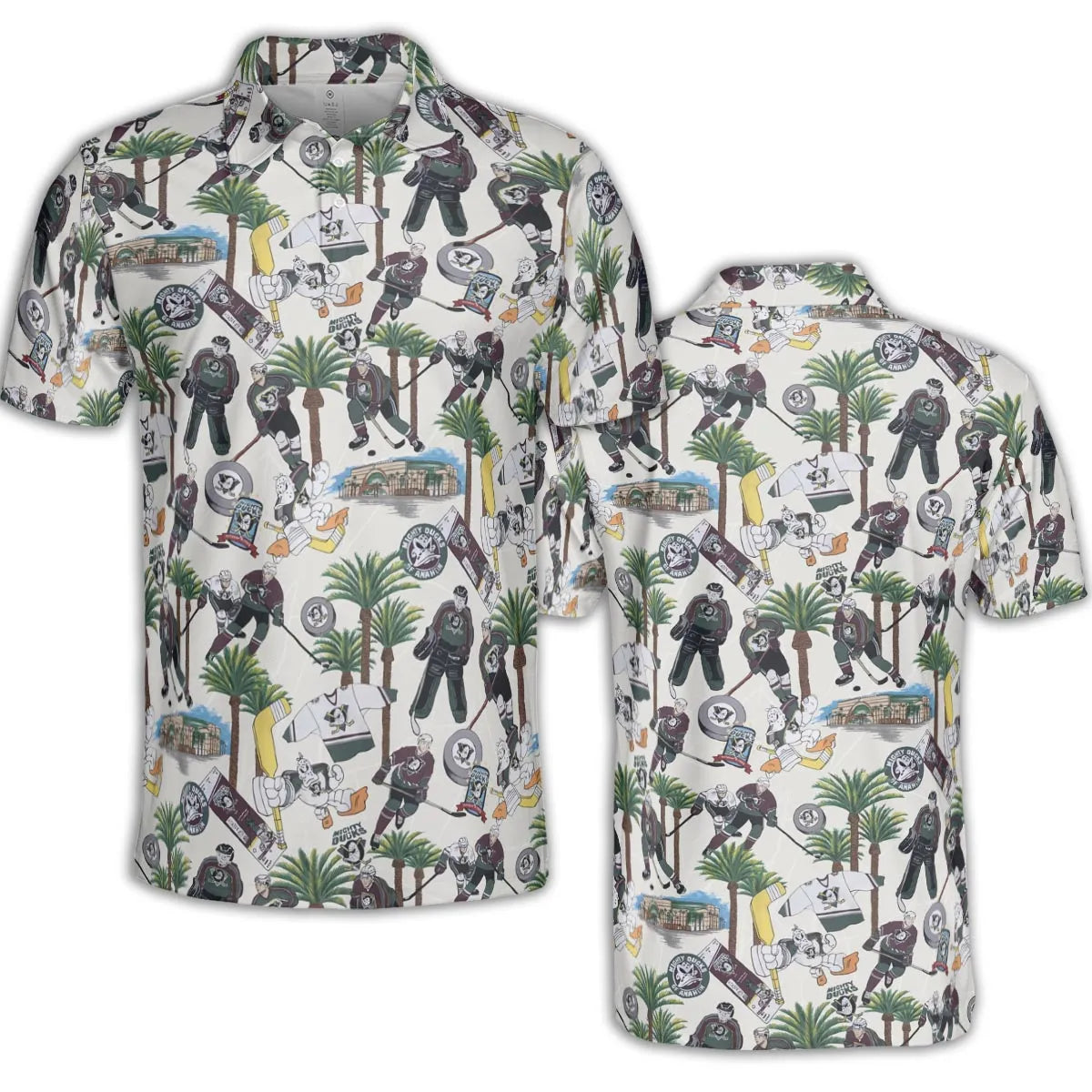 AOP Men/Women Polo Shirt - BKNLLJY4
