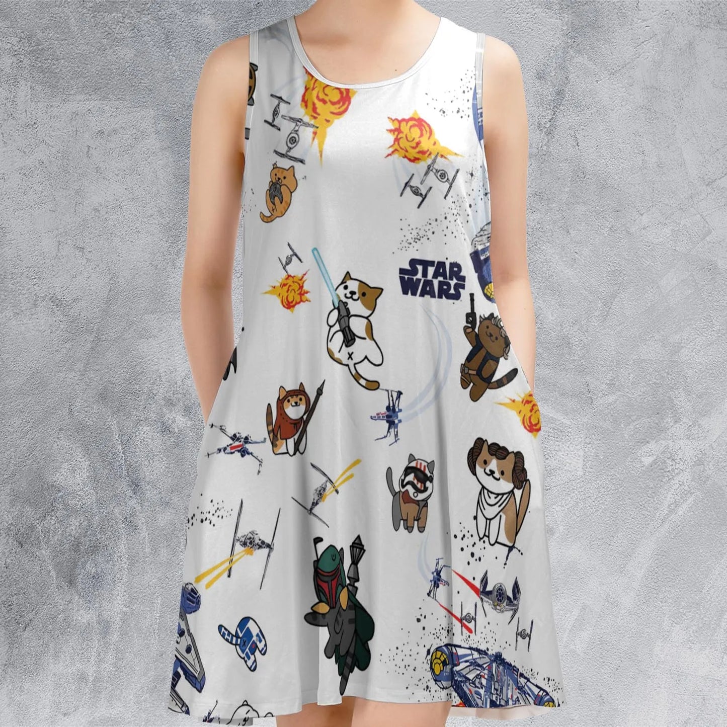 Sleeveless Dress - HUC3BNGH