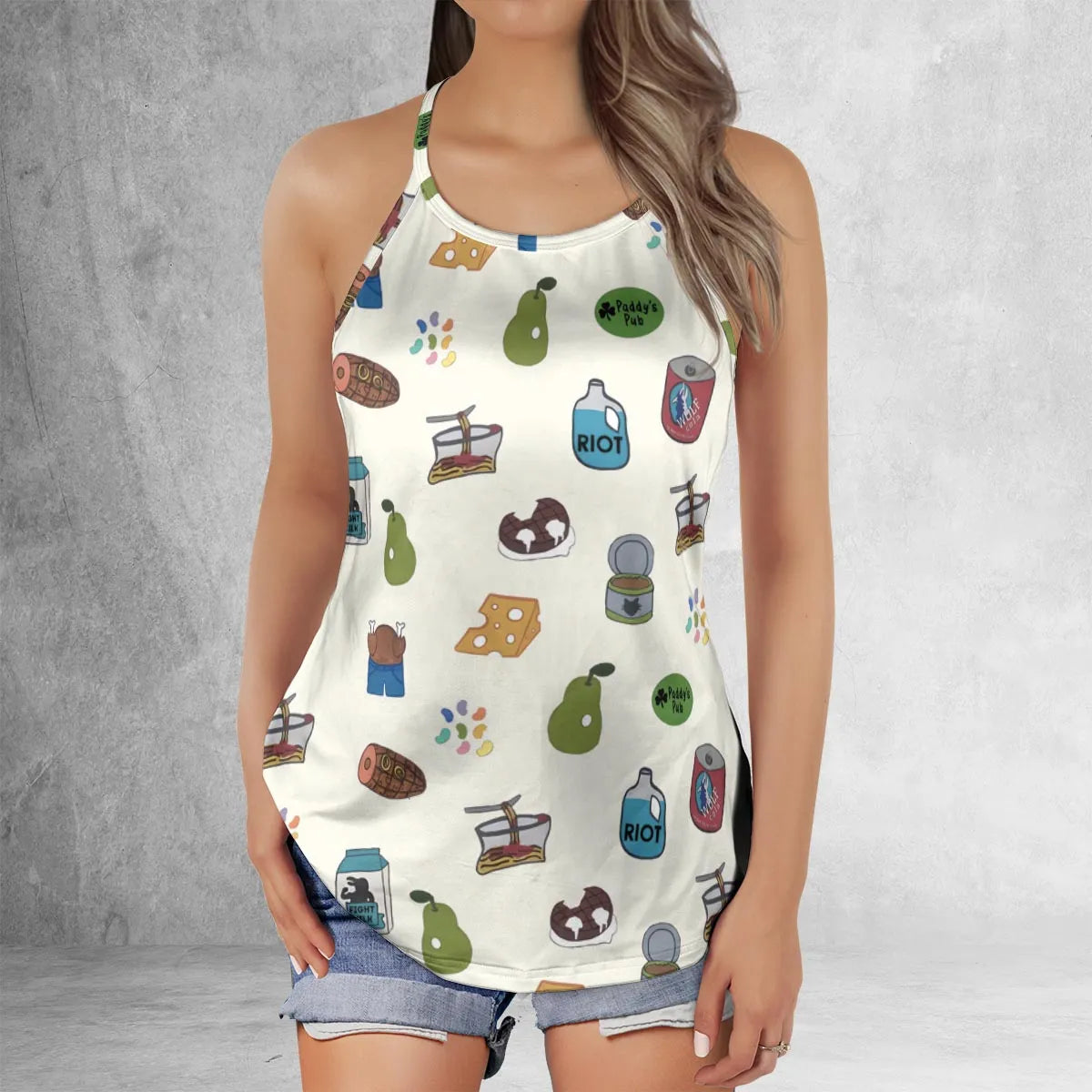 Criss Cross Tank Top - K41MJE4A
