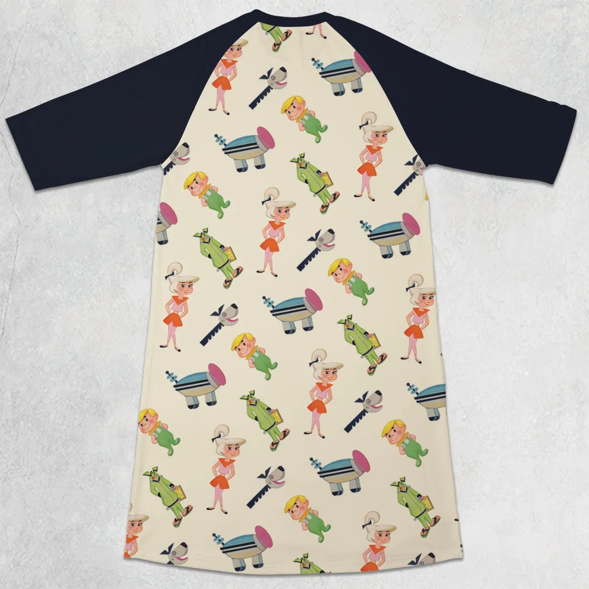 3/4 Sleeve Raglan Dress - CTB2JVL4