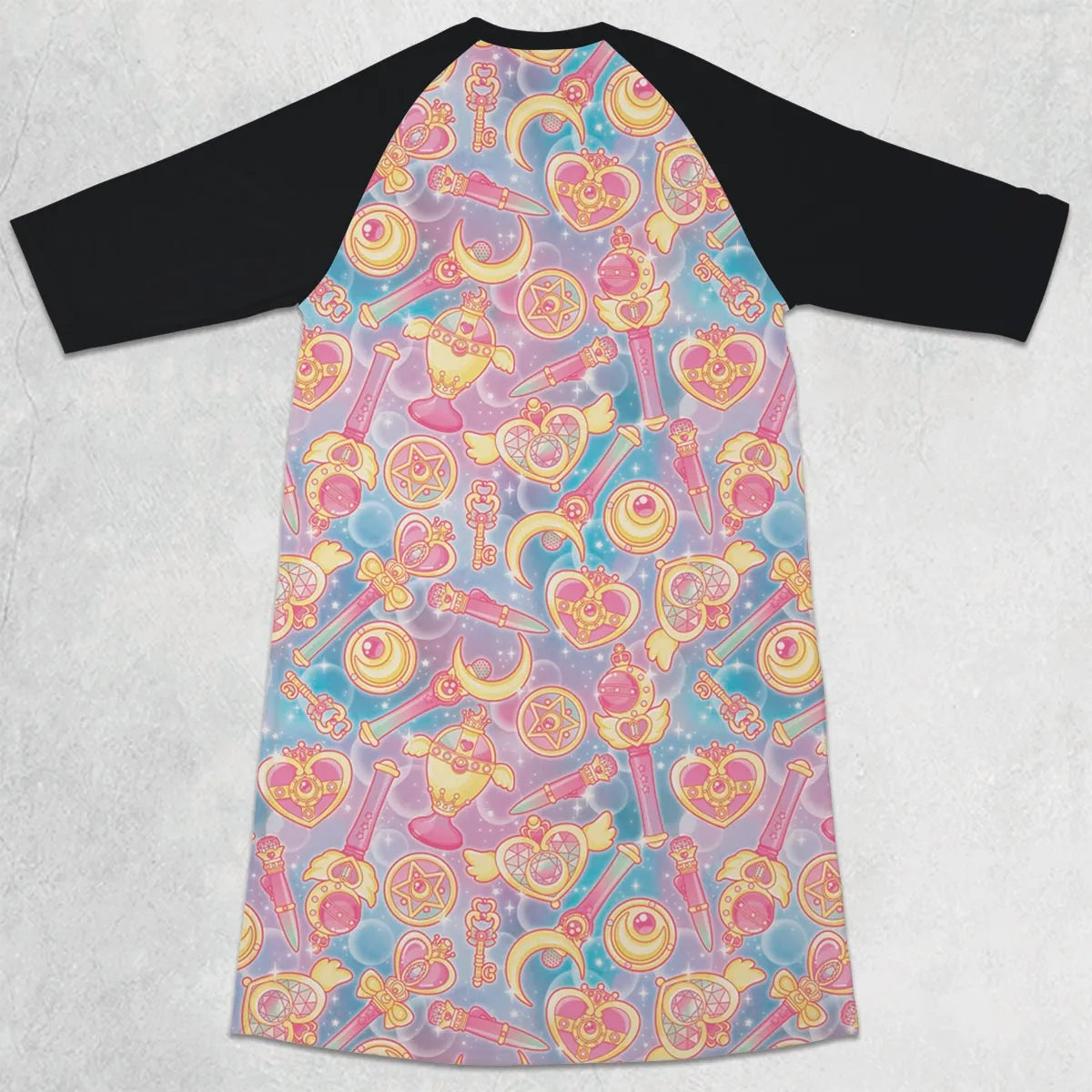 3/4 Sleeve Raglan Dress - RNETY9H8
