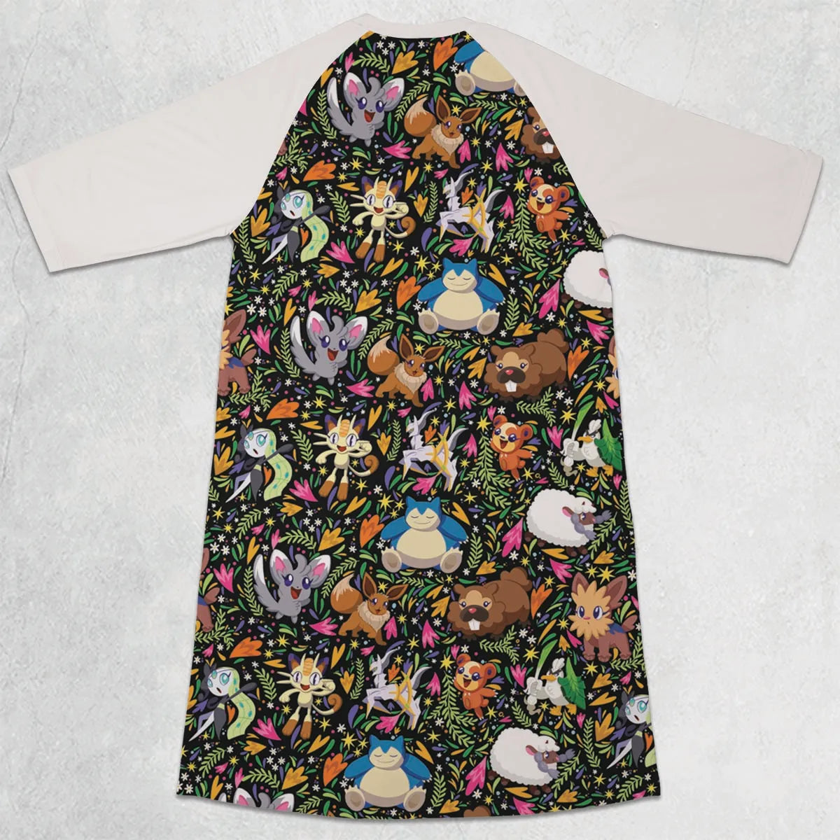 3/4 Sleeve Raglan Dress - FK9JX6WT
