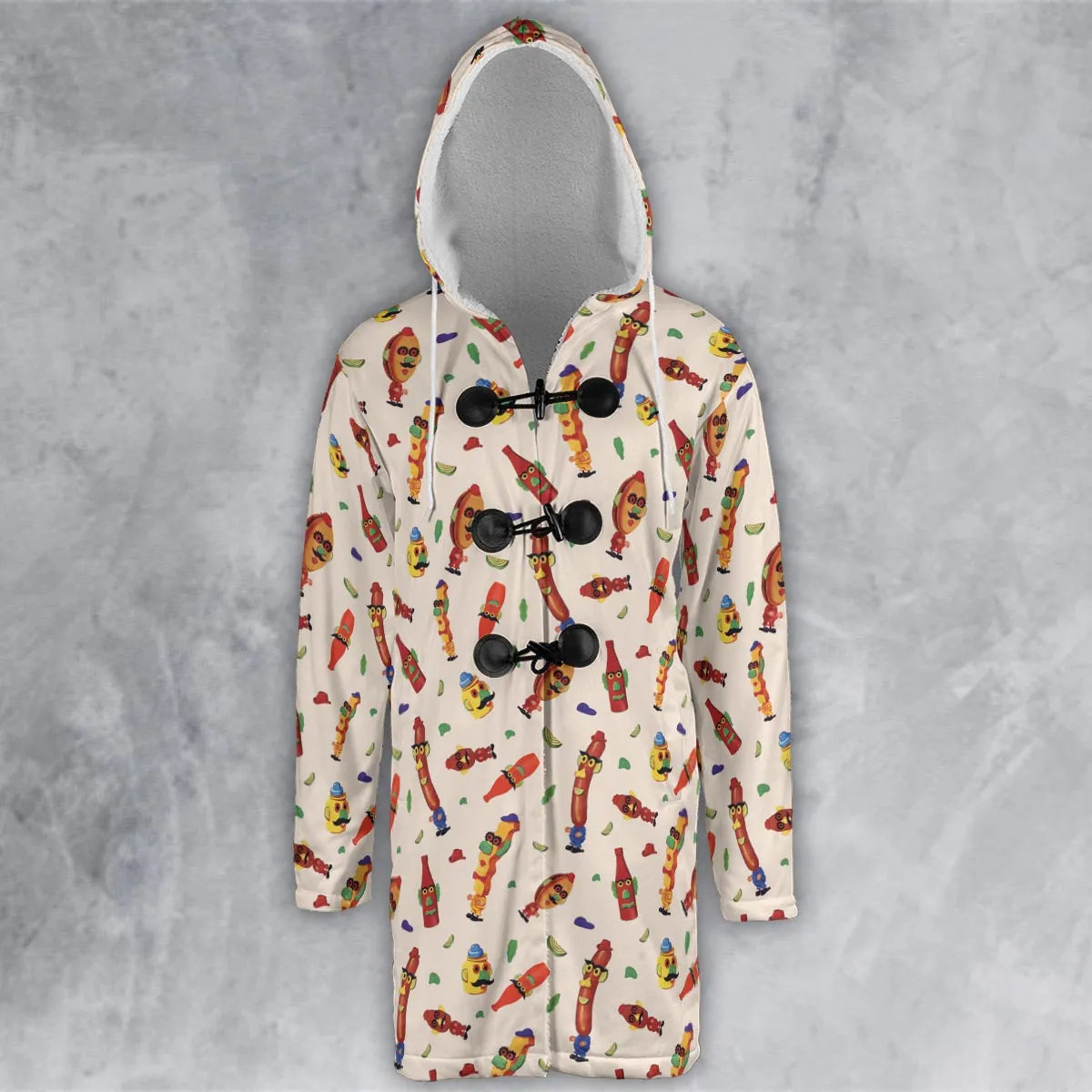 Hooded Cloak Coat - 1DRRHNWK
