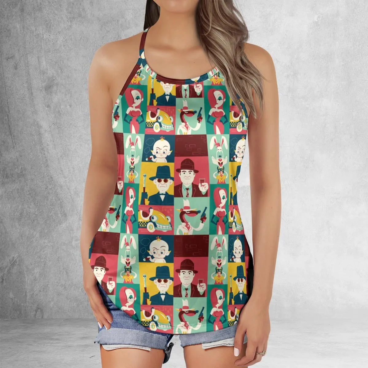 Criss Cross Tank Top - 7E5F7L86