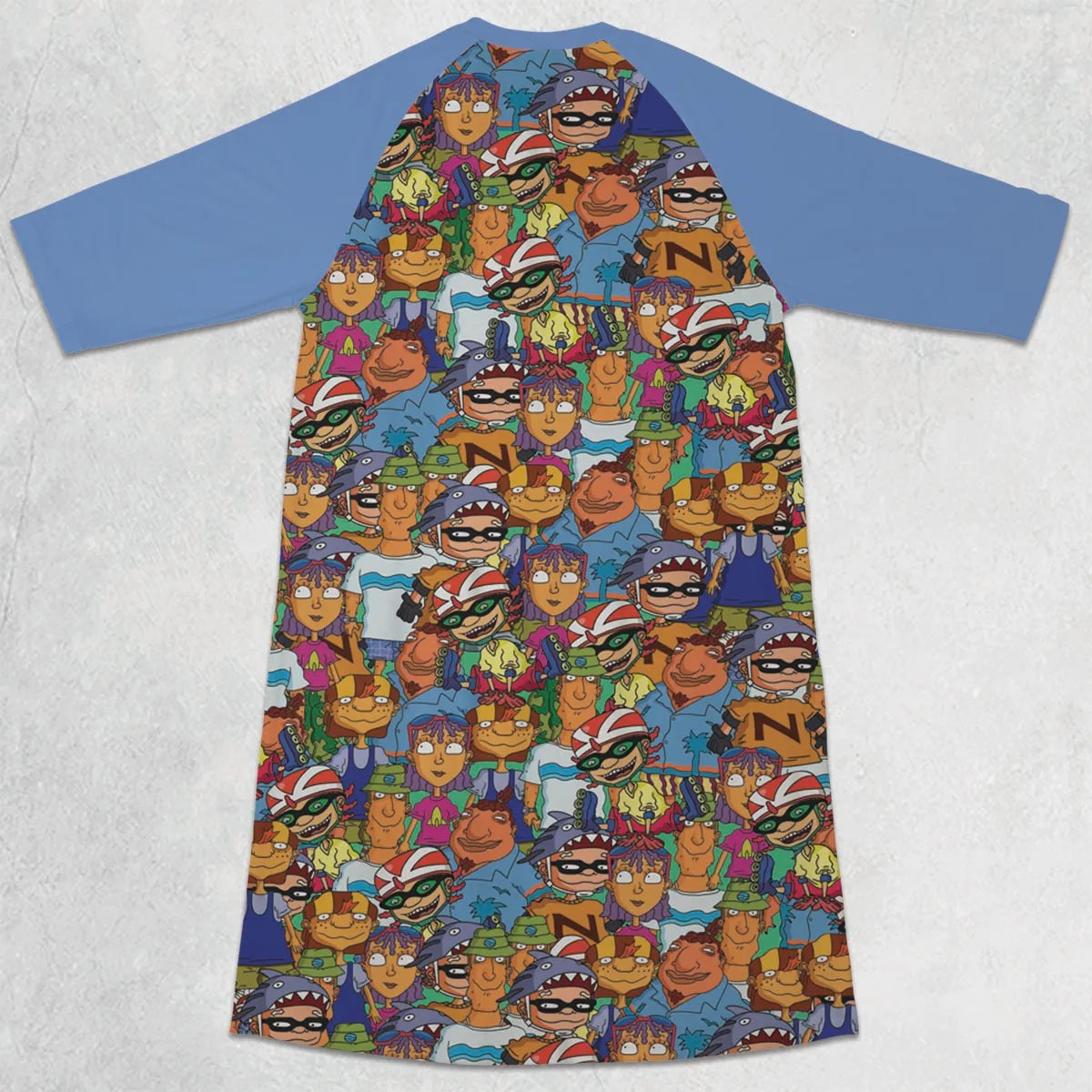 3/4 Sleeve Raglan Dress - RCLFLGLT