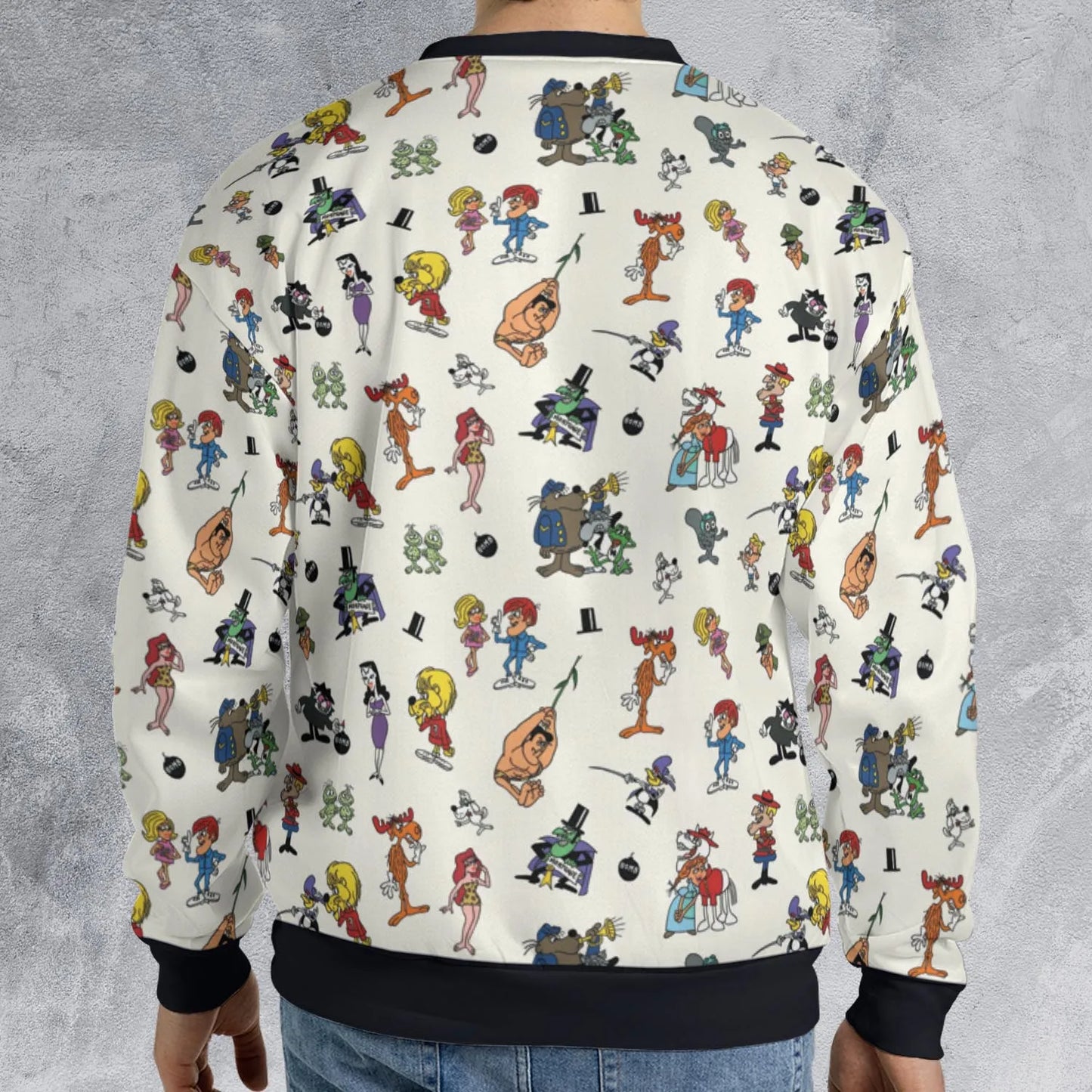 All-over Print Sweatshirt - DJK3UYRC