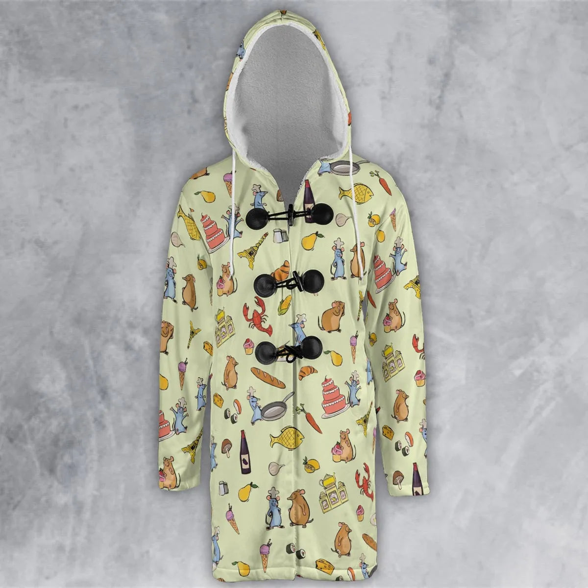 Hooded Cloak Coat - BKURU123