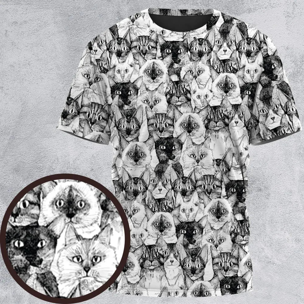 Just Cats All-Over Print Unisex T-Shirt