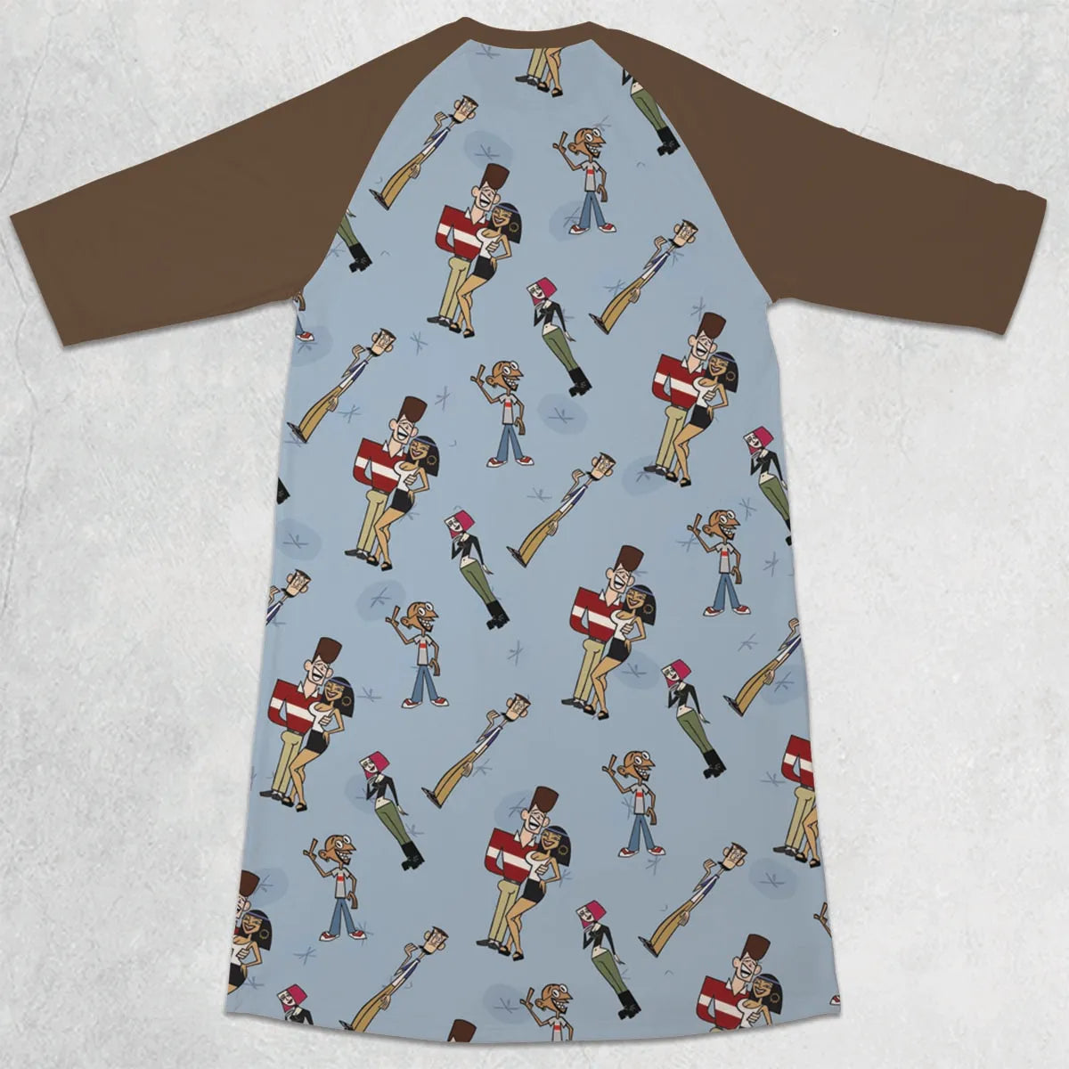 3/4 Sleeve Raglan Dress - ESJLYLY4
