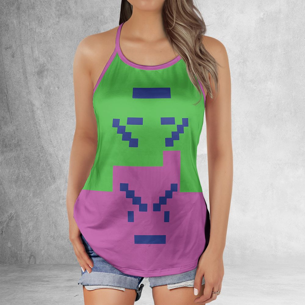 Criss Cross Tank Top - QWTGJPNC -  - 2