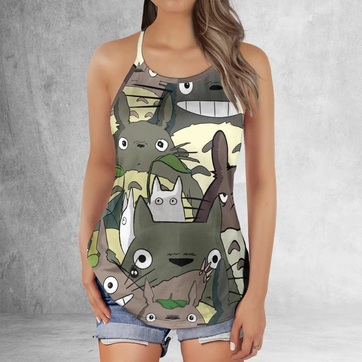 Criss Cross Tank Top - MYBK5L1R