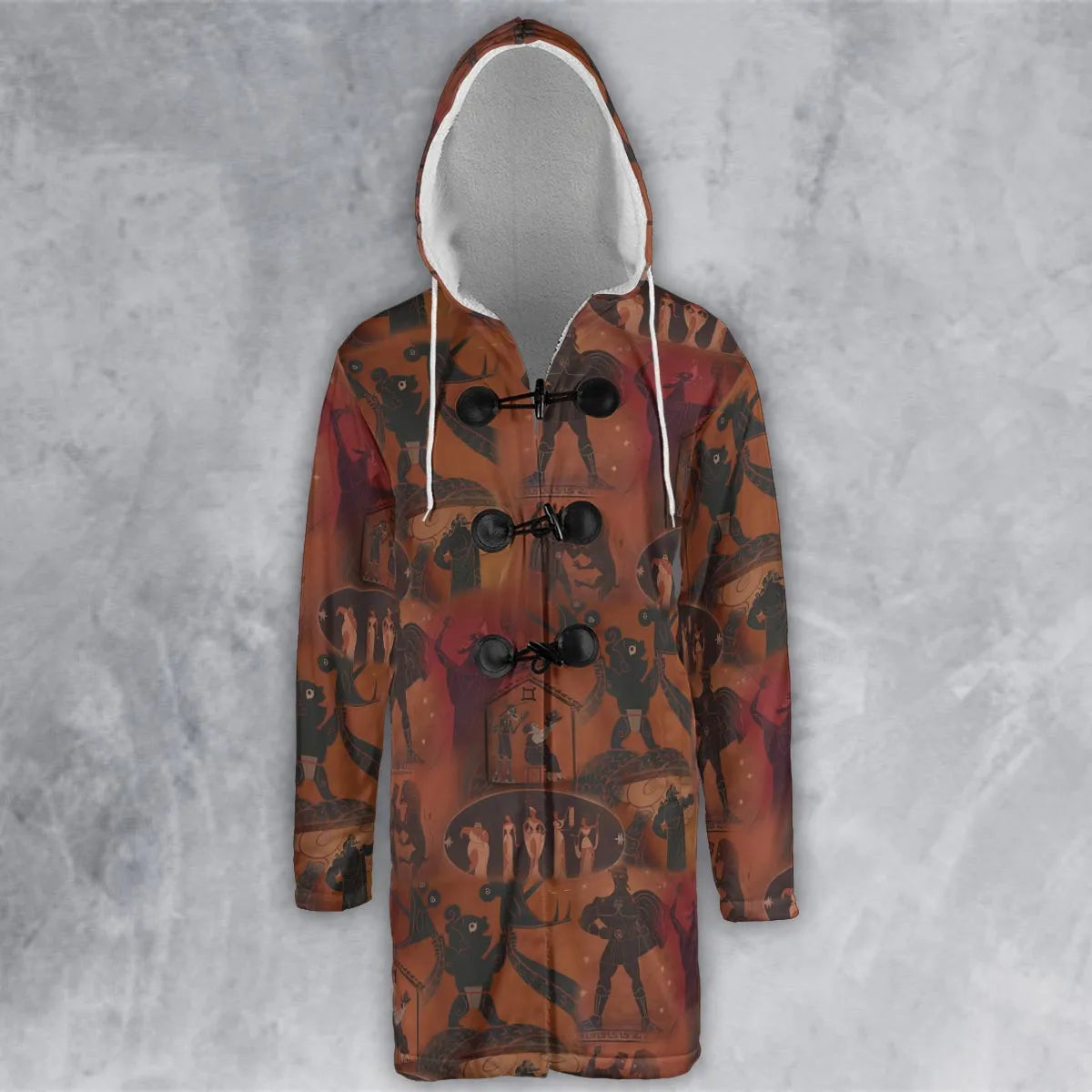 Hooded Cloak Coat - AGK94XUZ
