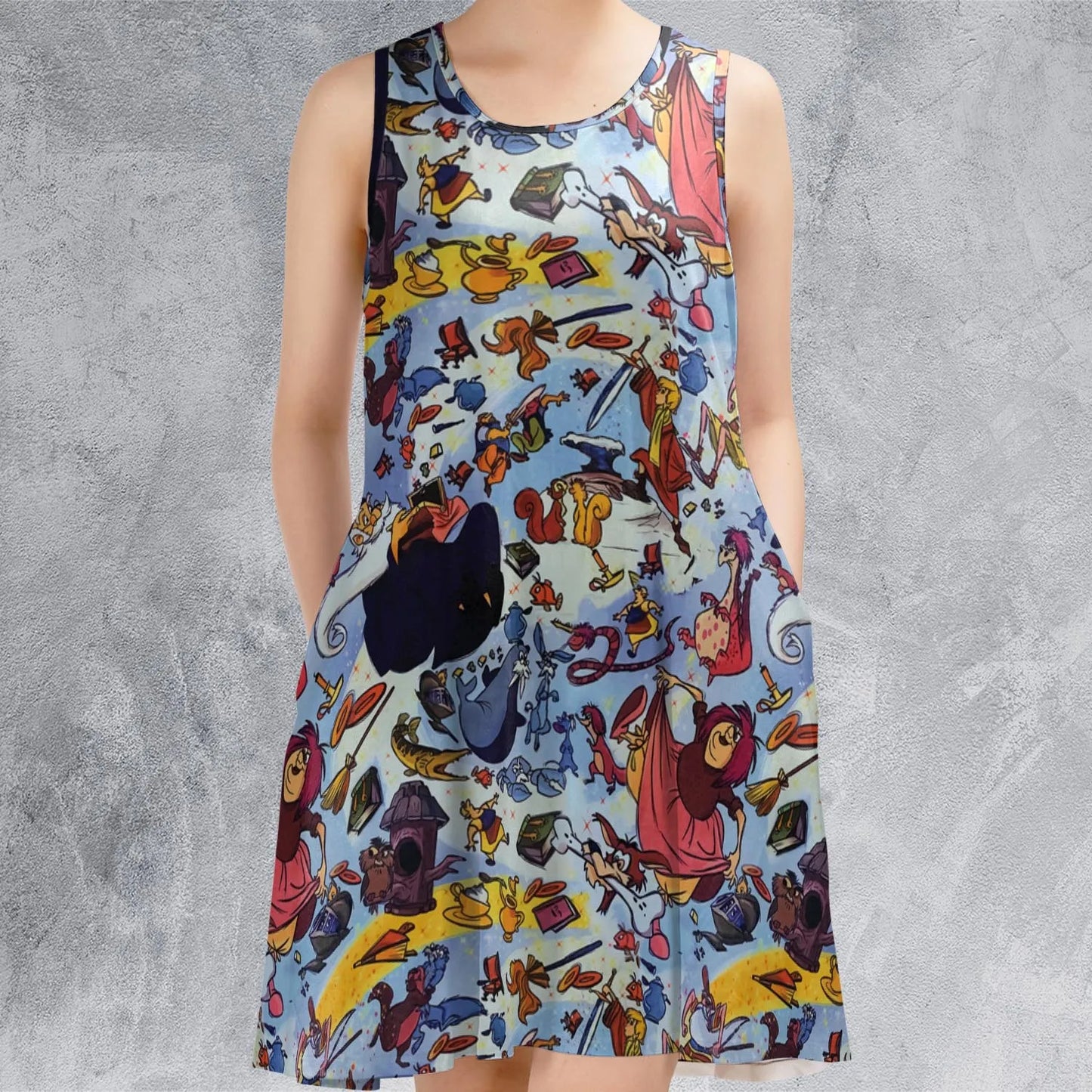 Sleeveless Dress - HQPUPY5C