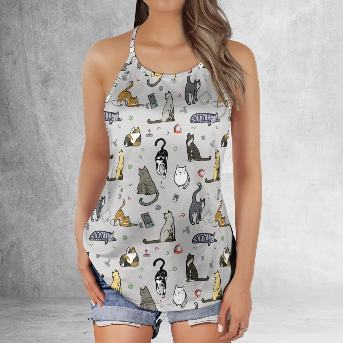 Criss Cross Tank Top - JUJ3SJKK
