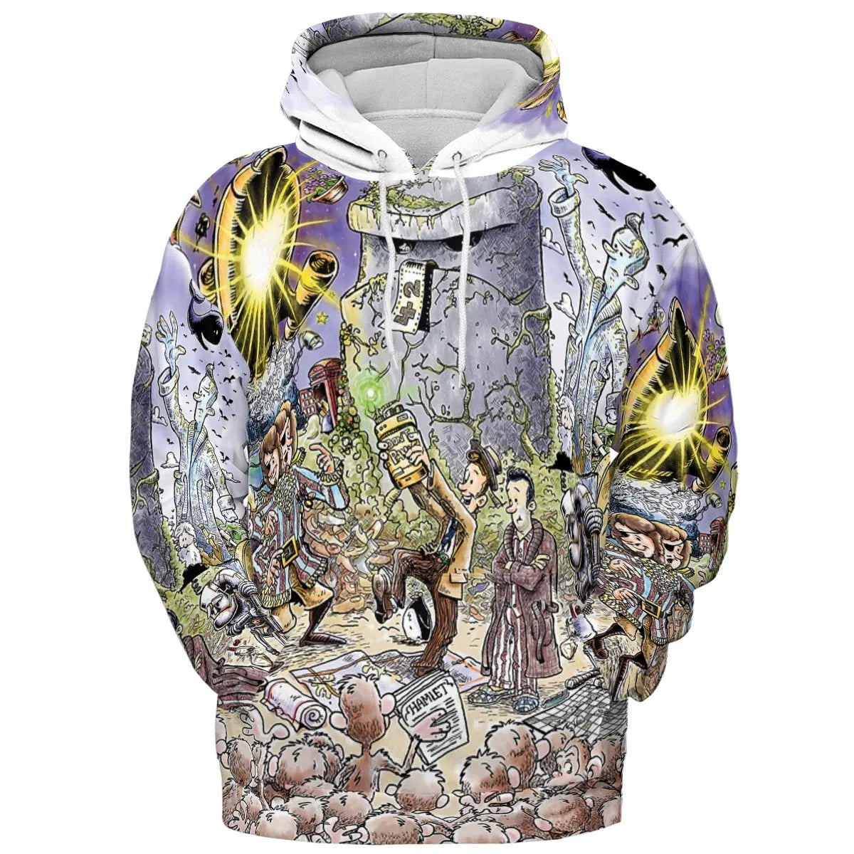 All-over Print Hoodie - QWNHHYQX