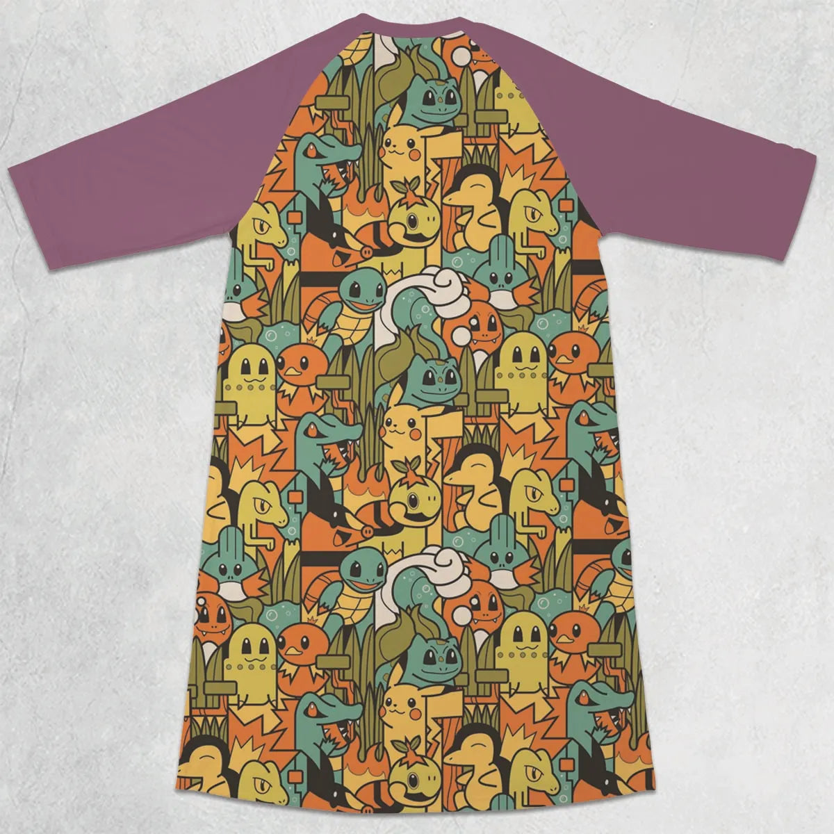 3/4 Sleeve Raglan Dress - 6ZEK7E2W