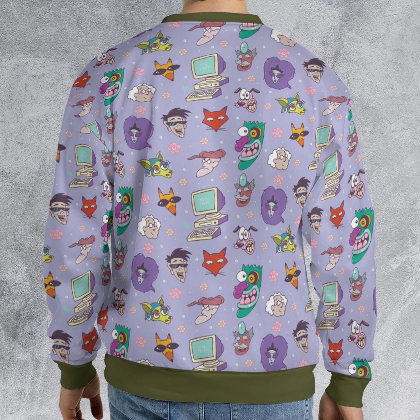 All-over Print Sweatshirt - K6YT84YE