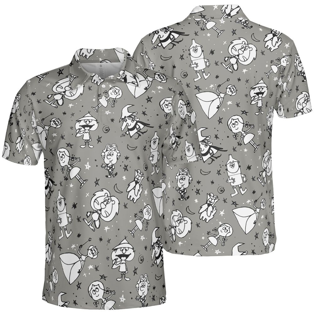 AOP Men/Women Polo Shirt - 1H4PUW8D -  - 2