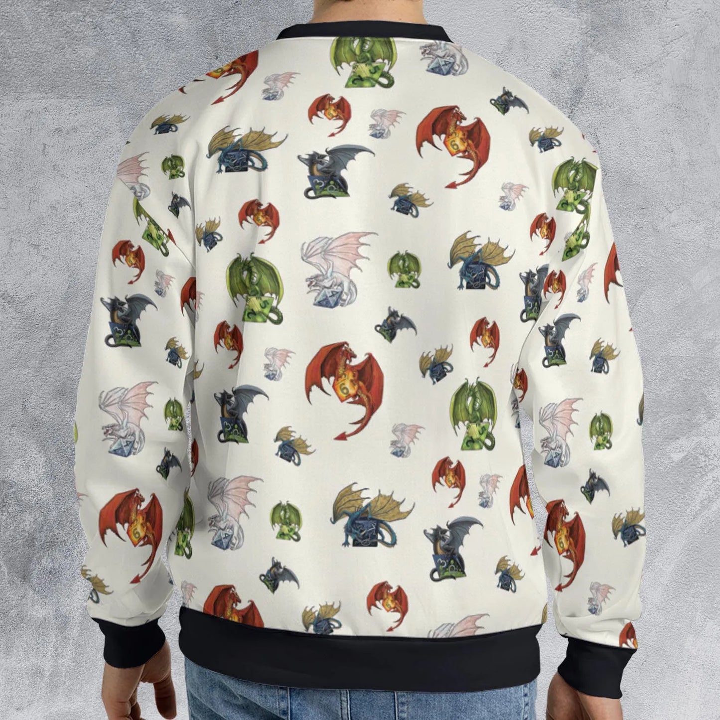 All-over Print Sweatshirt - HESA8WSJ