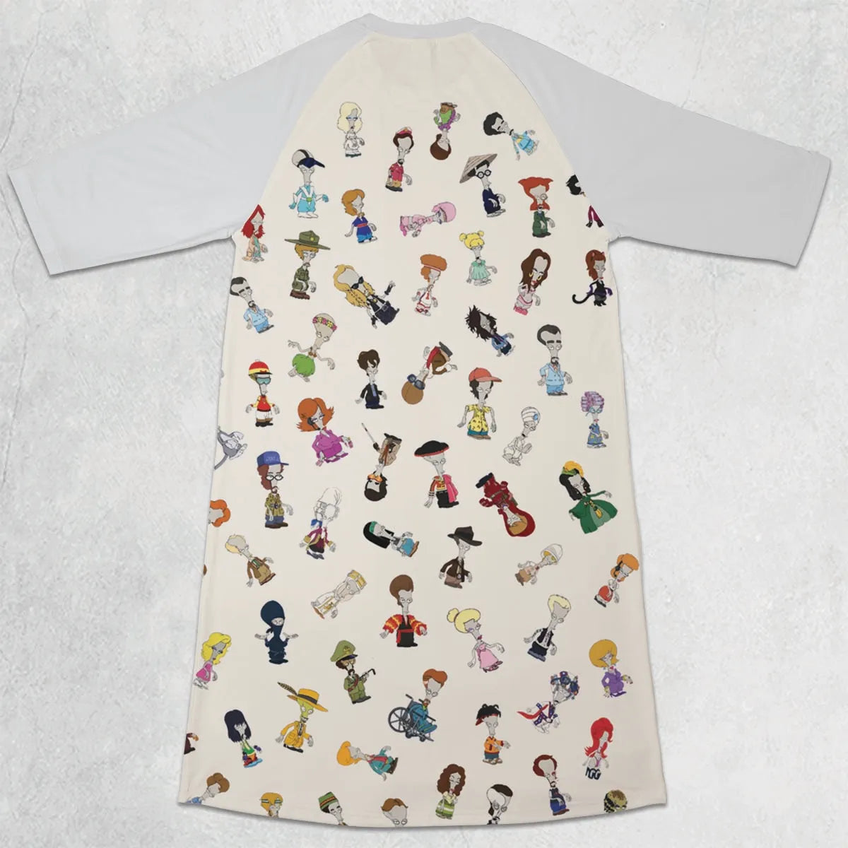 3/4 Sleeve Raglan Dress - BTDWLM6K