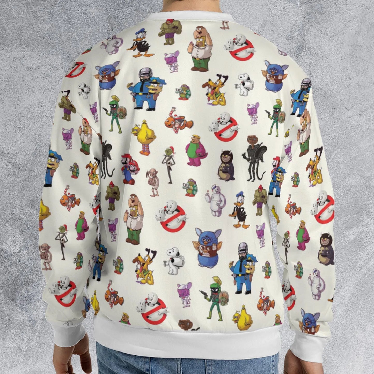 All-over Print Sweatshirt - W6HFEBYP