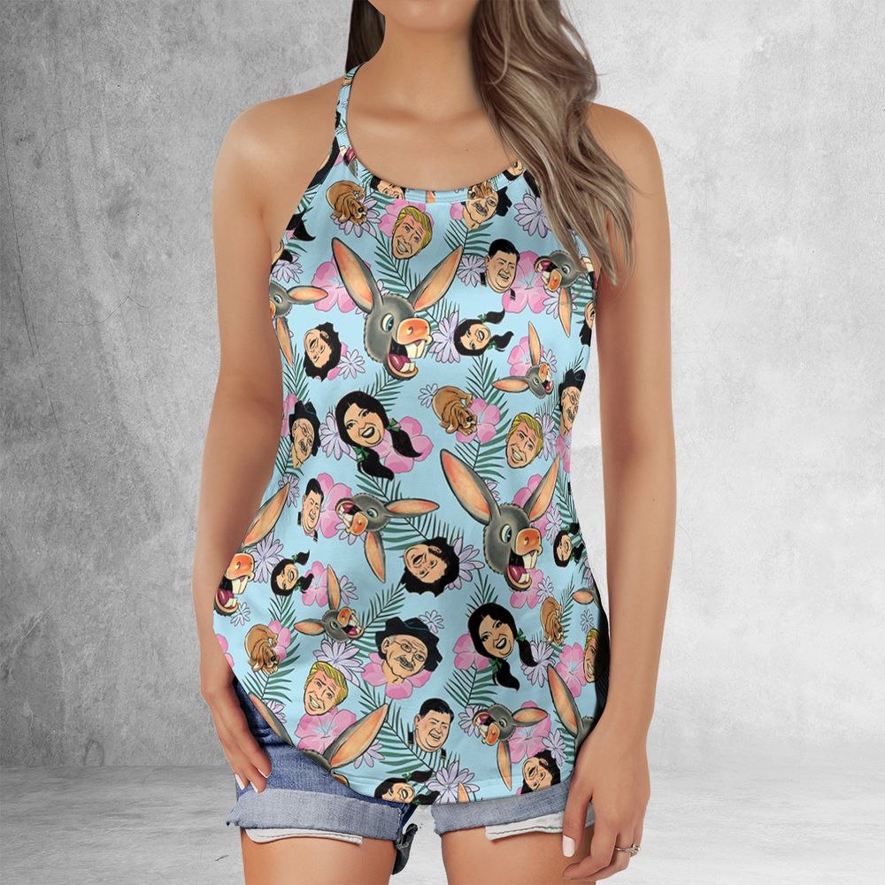 Criss Cross Tank Top - QXQKAXPF -  - 2