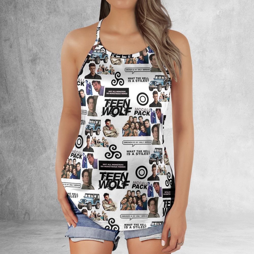 Criss Cross Tank Top - JT6B6CP2 -  - 2