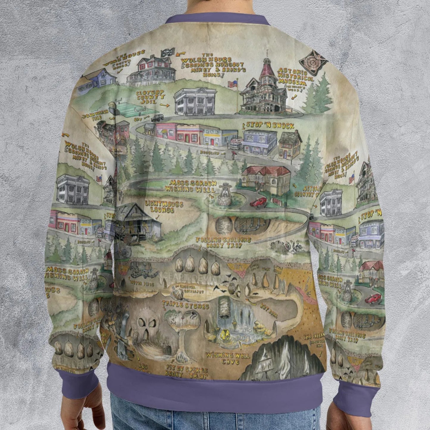All-over Print Sweatshirt - QZ2NFYFY