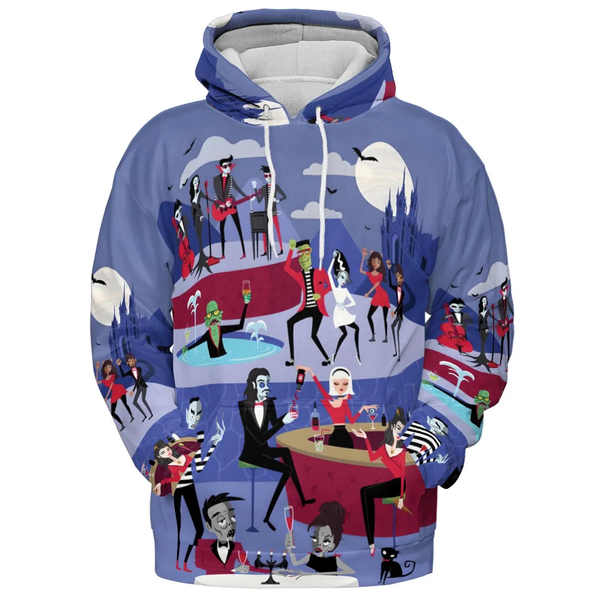 All-over Print Hoodie - K3MUEUQE