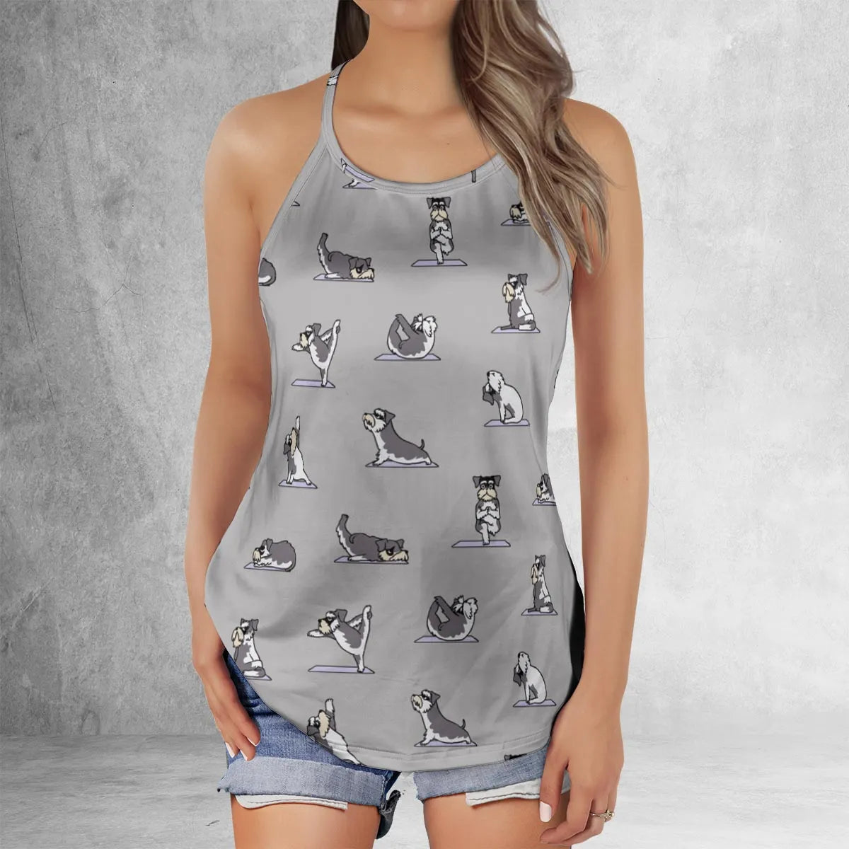 Criss Cross Tank Top - BRAQUQTL