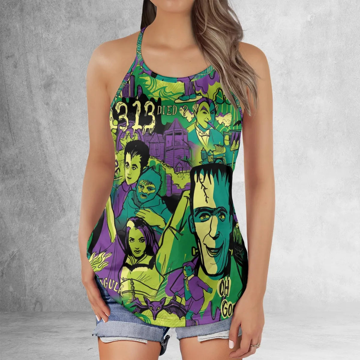Criss Cross Tank Top - BVPV8NF3