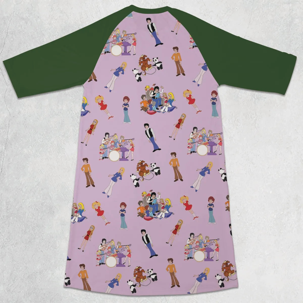 3/4 Sleeve Raglan Dress - 2UZJRFY5