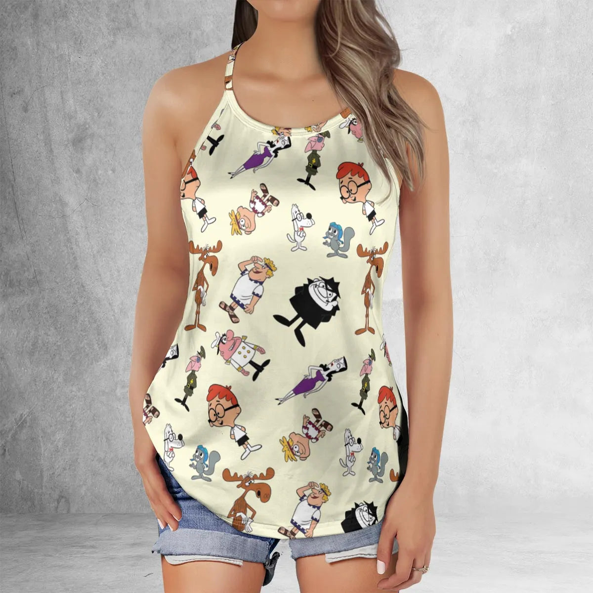 Criss Cross Tank Top - 6JASZFGY