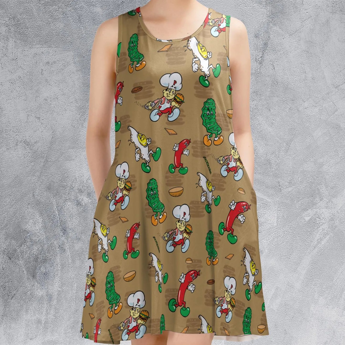 Sleeveless Dress - QEJTYN48