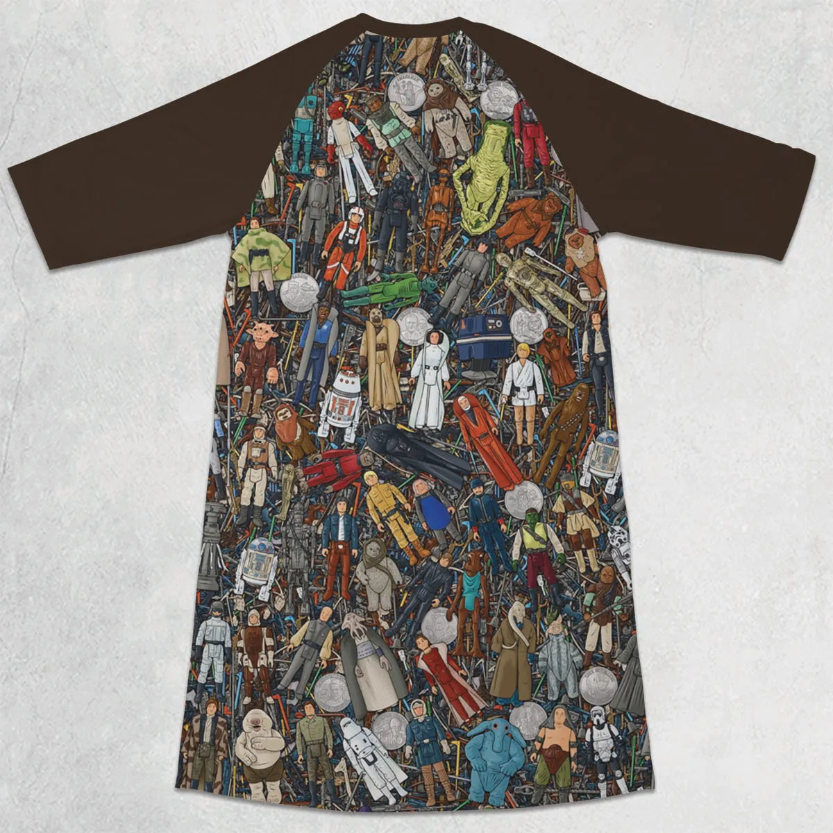 3/4 Sleeve Raglan Dress - PWXDV8SP