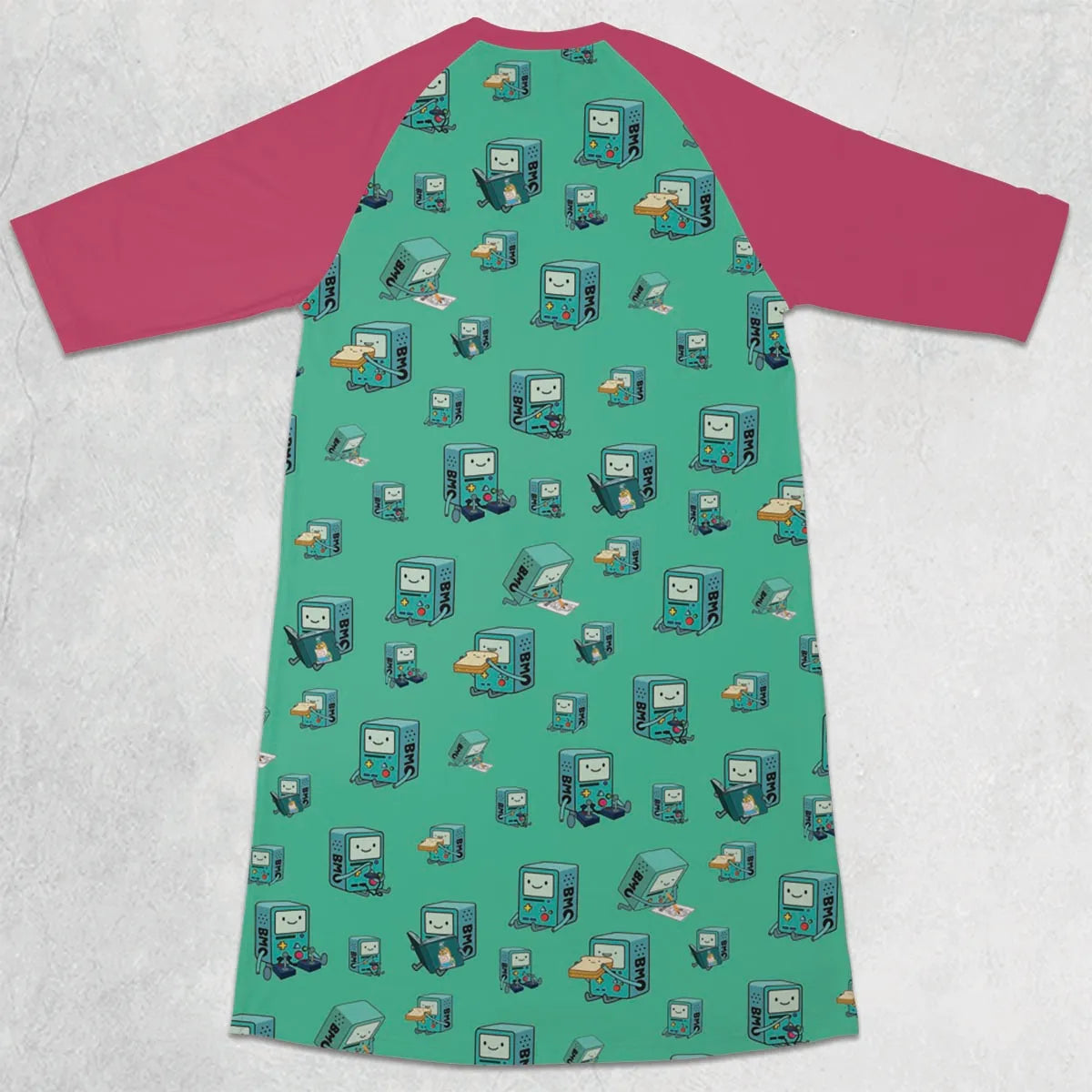3/4 Sleeve Raglan Dress - L5Y9MS75