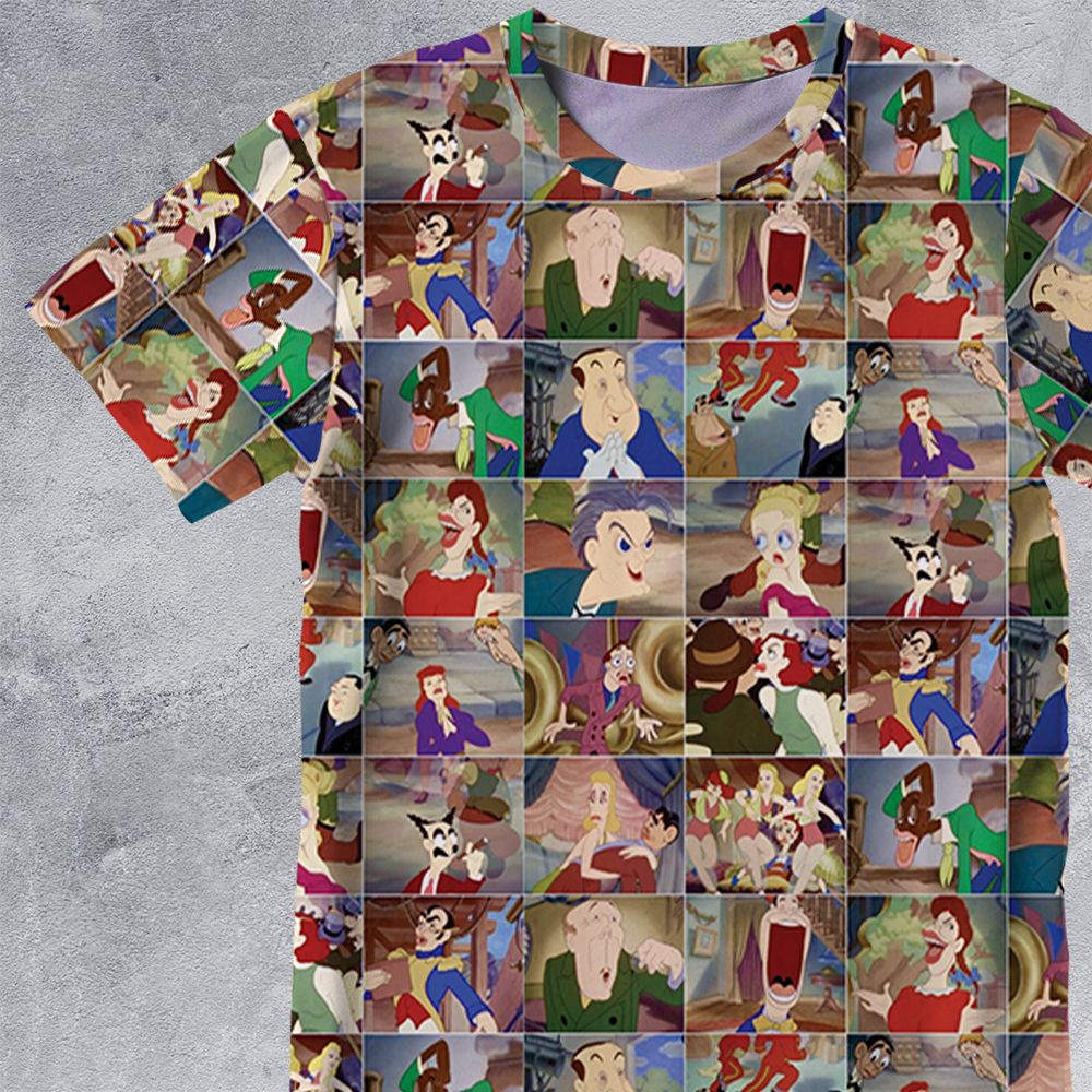 All-Over Print Unisex T-Shirt - 3HT24DA8 -  - 2