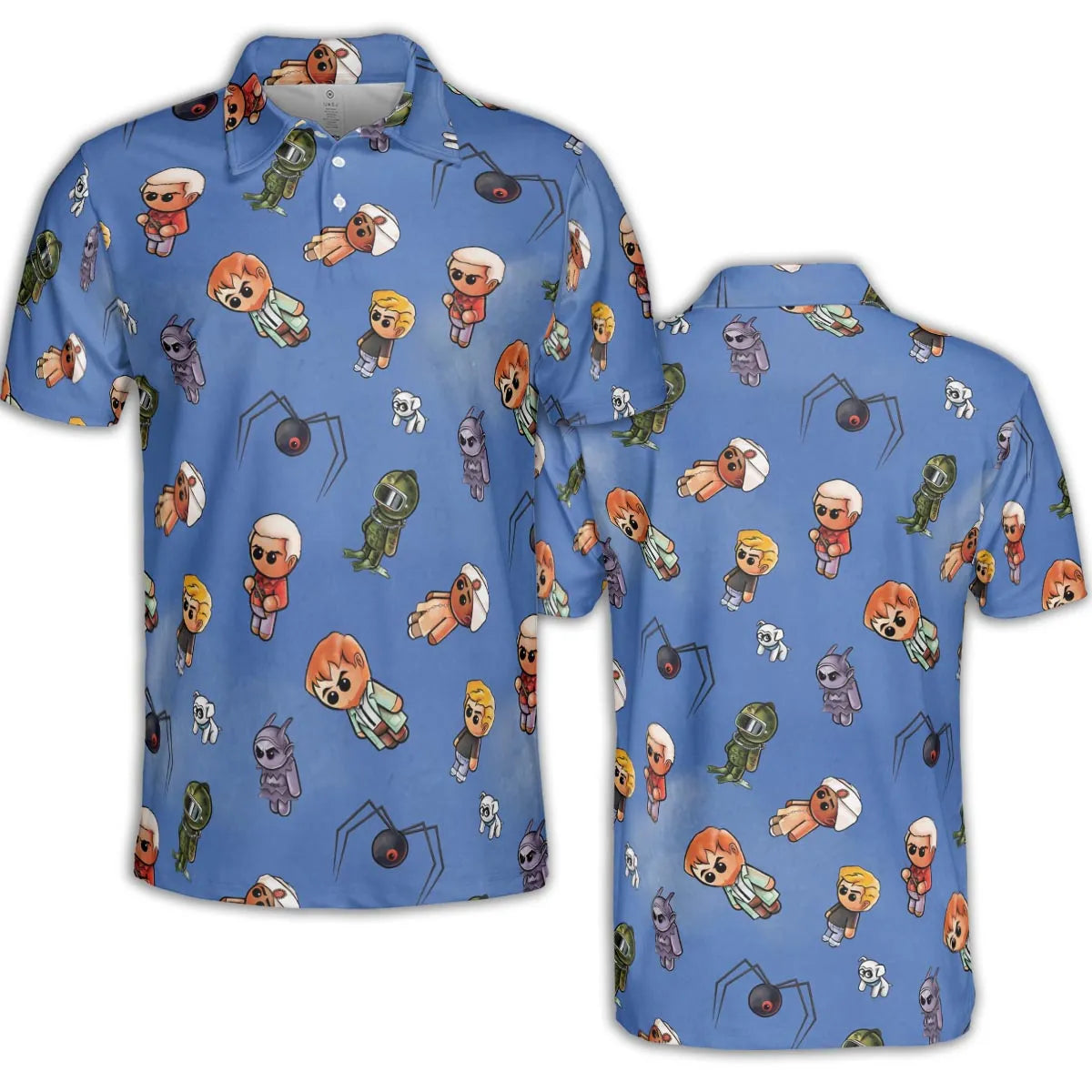 AOP Men/Women Polo Shirt - P6BJ183F