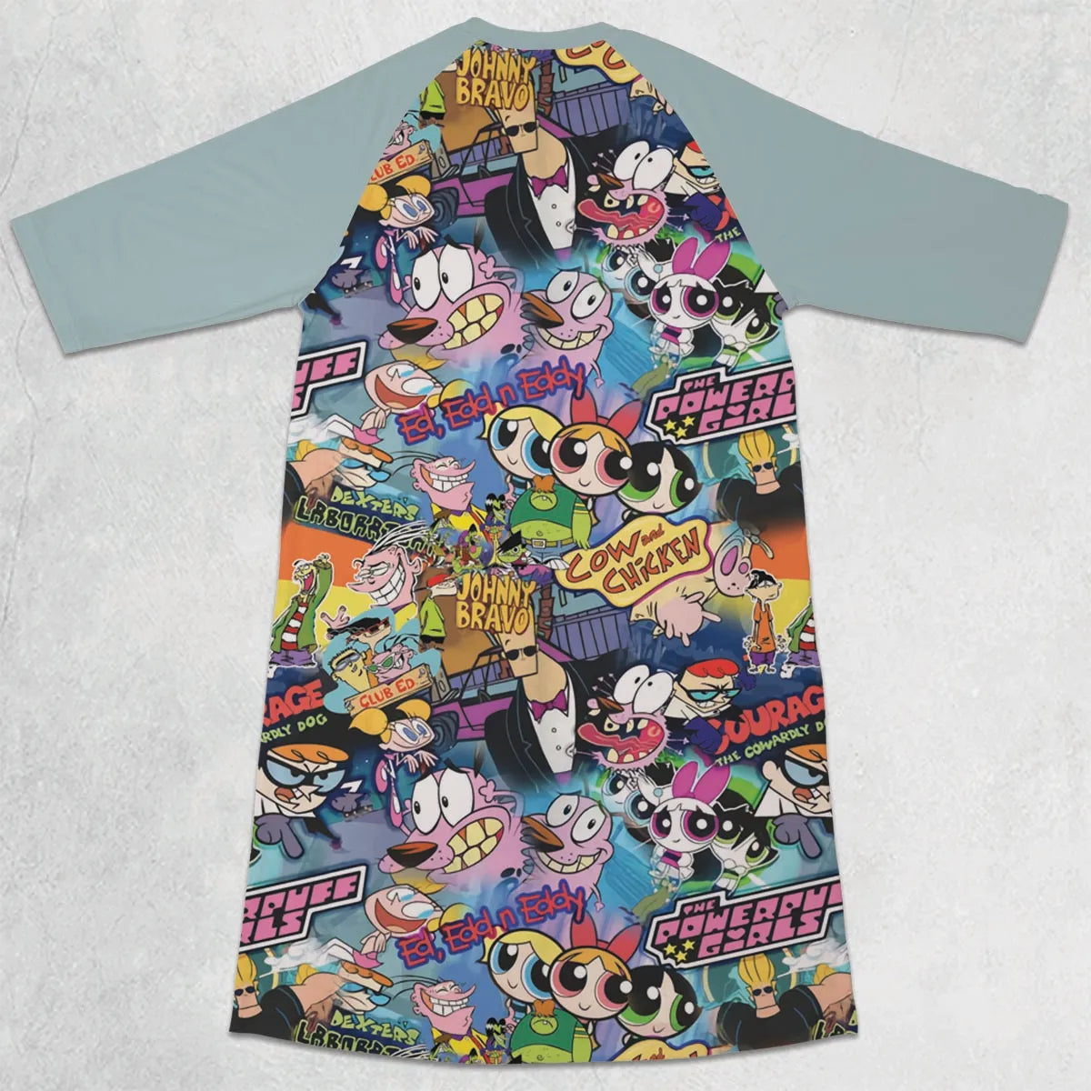 3/4 Sleeve Raglan Dress - RGN6BKRN