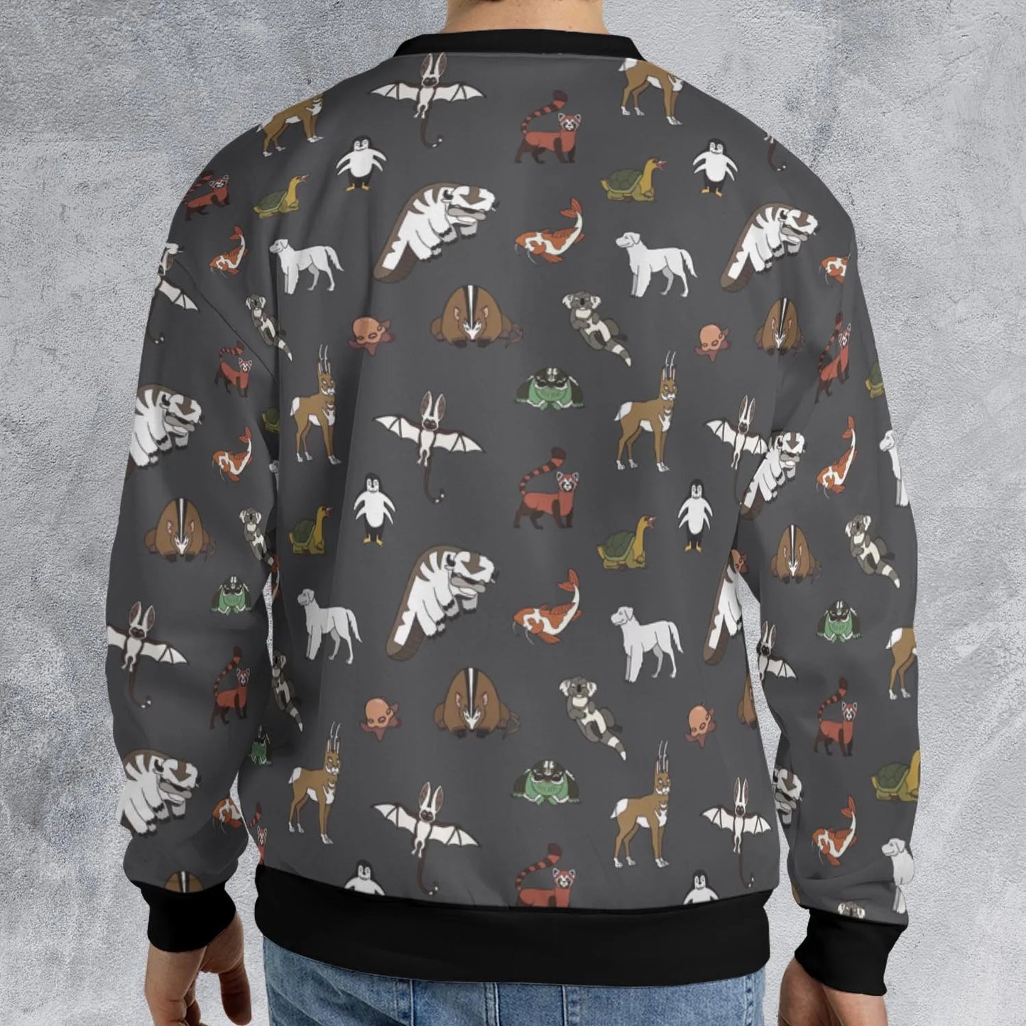 All-over Print Sweatshirt - FSNUZR35