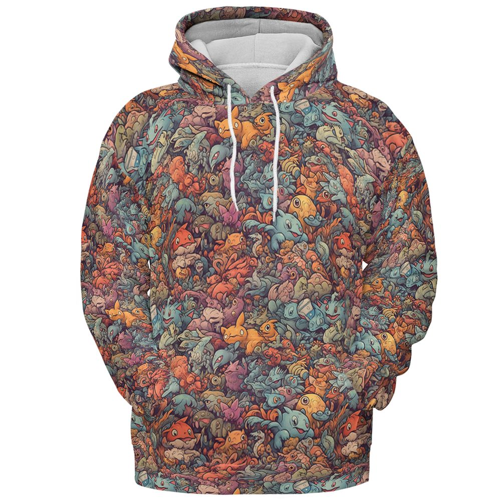 All-over Print Hoodie - P17LFS4Z -  - 2
