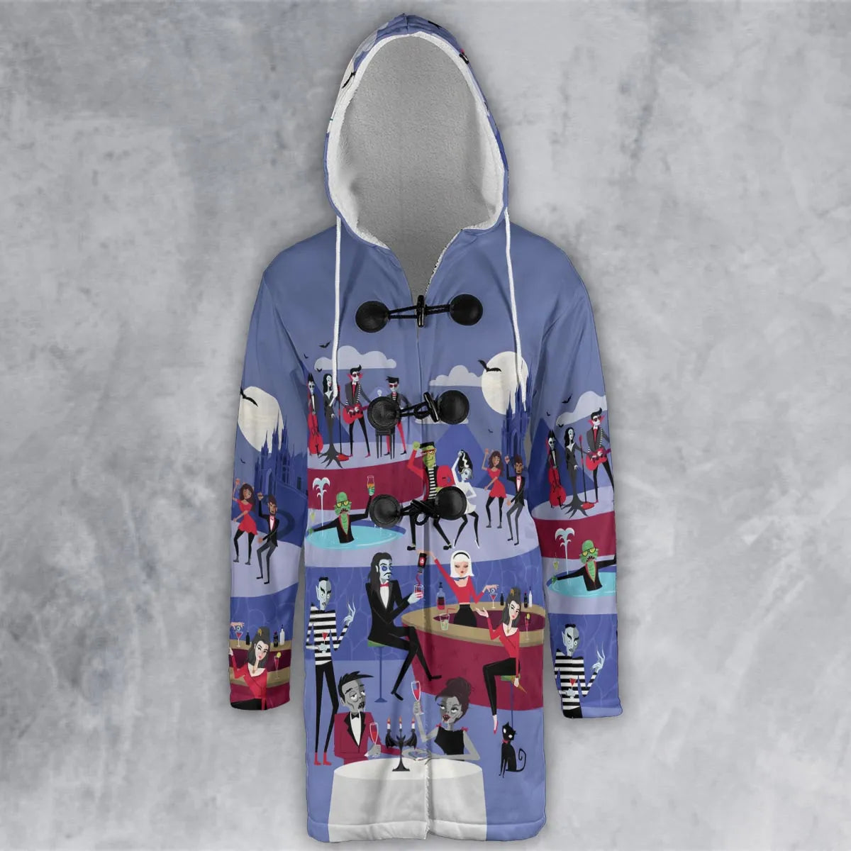 Hooded Cloak Coat - 6WKQBGST